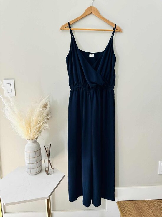 Wilfred Melodie Jumpsuit, Navy, Size Large - Picture 2 of 5